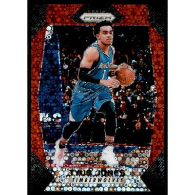 2017-18 Panini Prizm Prizms Fast Break Red #89 Tyus Jones