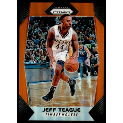 2017-18 Panini Prizm Prizms Orange #83 Jeff Teague
