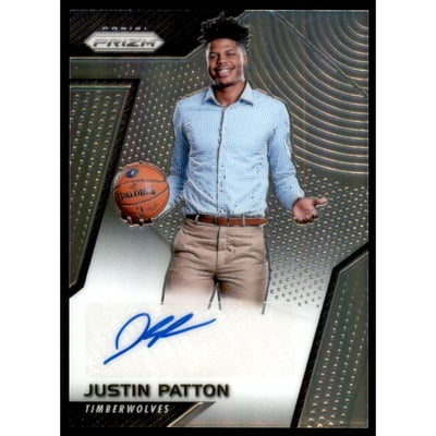 2017-18 Panini Prizm Rookie Signatures #15 Justin Patton