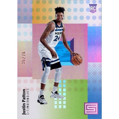 2017-18 Panini Status Aspirations #104 Justin Patton/76