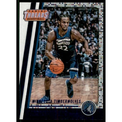 2017-18 Panini Threads Dazzle Blue #45 Andrew Wiggins