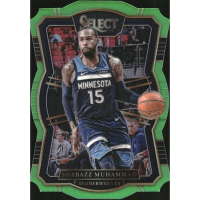 2017-18 Select Prizms Die Cut Neon Green #116 Shabazz Muhammad