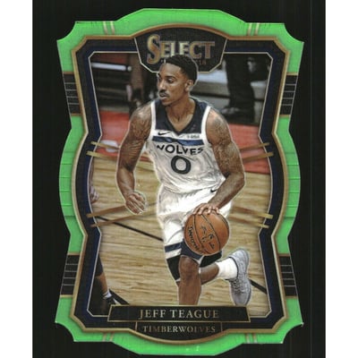 2017-18 Select Prizms Die Cut Neon Green #169 Jeff Teague