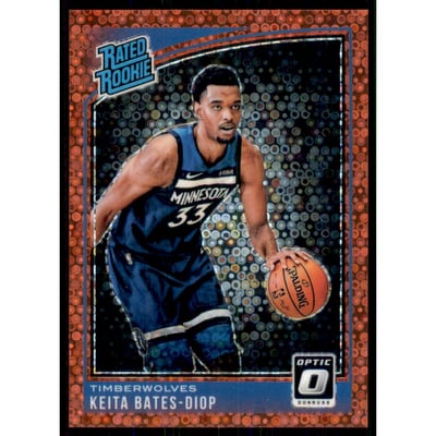 2018-19 Donruss Optic Fast Break Red #191 Keita Bates-Diop RR