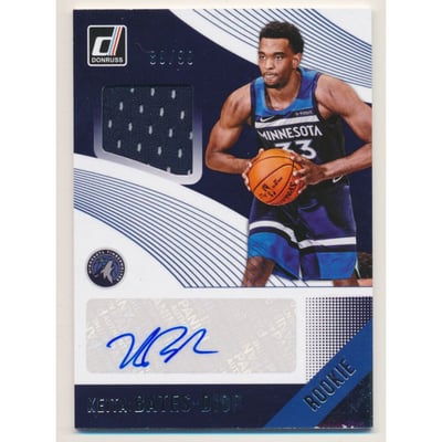 2018-19 Donruss Rookie Materials Signatures #39 Keita Bates-Diop