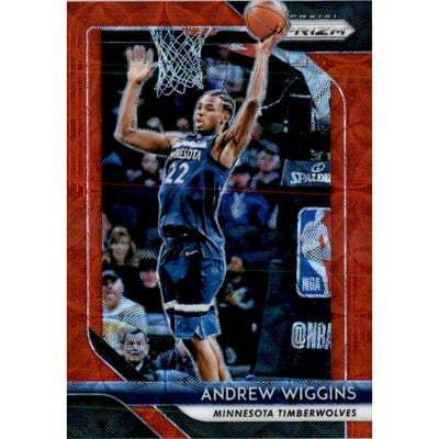 2018-19 Panini Prizm Prizms Choice Red #87 Andrew Wiggins