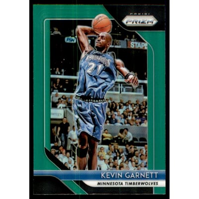 2018-19 Panini Prizm Prizms Green #235 Kevin Garnett