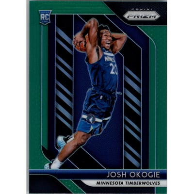 2018-19 Panini Prizm Prizms Green #37 Josh Okogie