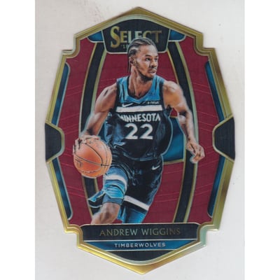 2018-19 Select Prizms Maroon Die Cut #121 Andrew Wiggins
