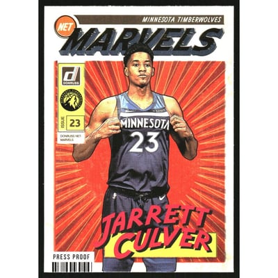 2019-20 Donruss Net Marvels Press Proof #15 Jarrett Culver