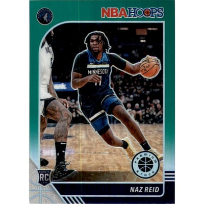 2019-20 Hoops Premium Stock Prizms Green #253 Naz Reid