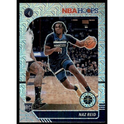 2019-20 Hoops Premium Stock Prizms Silver Mojo #253 Naz Reid
