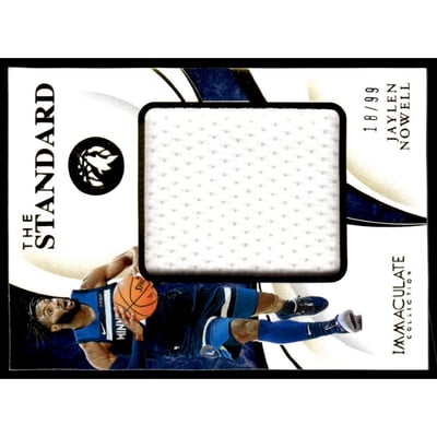 2019-20 Immaculate Collection The Standard Relics #44 Jaylen Nowell/99
