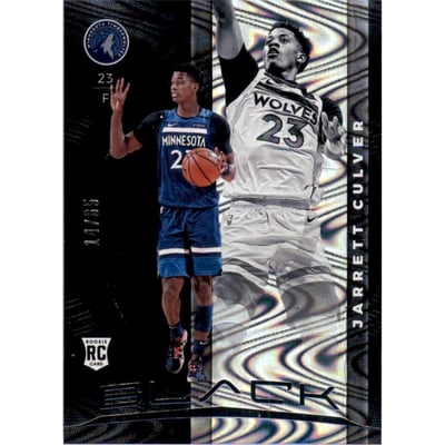 2019-20 Panini Black Silver #77 Jarrett Culver