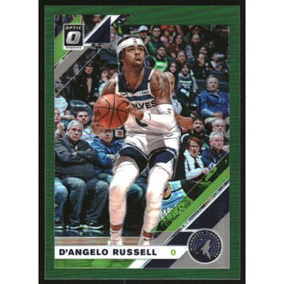 2019-20 Panini Chronicles Green #512 D'Angelo Russell/Donruss Optic Traded