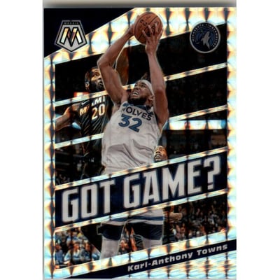 2019-20 Panini Mosaic Got Game? Mosaic #20 Karl-Anthony Towns