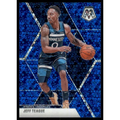 2019-20 Panini Mosaic Mosaic Fast Break Blue #93 Jeff Teague