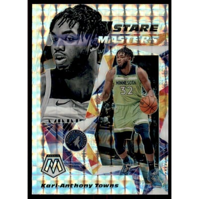 2019-20 Panini Mosaic Stare Masters Mosaic #4 Karl-Anthony Towns