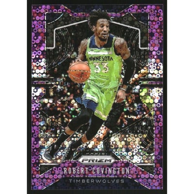 2019-20 Panini Prizm Prizms Fast Break Purple #166 Robert Covington