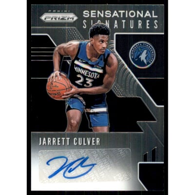 2019-20 Panini Prizm Sensational Signatures #33 Jarrett Culver