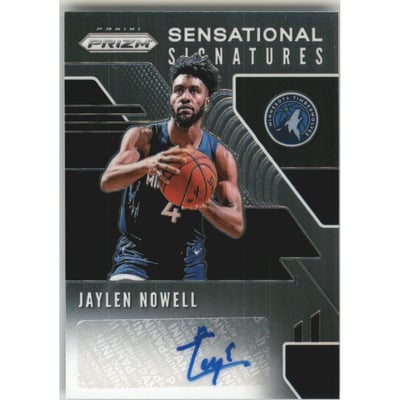 2019-20 Panini Prizm Sensational Signatures #84 Jaylen Nowell