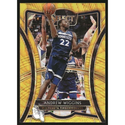 2019-20 Select Prizms Gold Wave #132 Andrew Wiggins