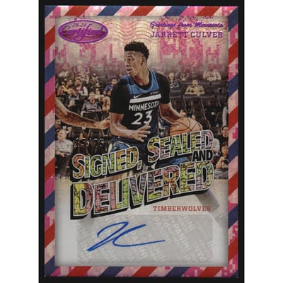 2020-21 Certified Signed Sealed and Delivered Camo #5 Jarrett Culver