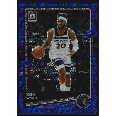 2020-21 Donruss Optic Fast Break Blue #110 Josh Okogie