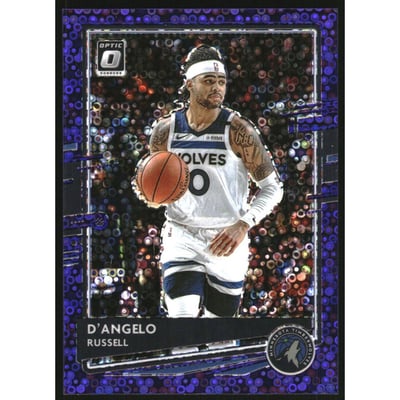 2020-21 Donruss Optic Fast Break Purple #57 D'Angelo Russell