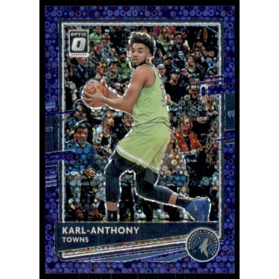 2020-21 Donruss Optic Fast Break Purple #79 Karl-Anthony Towns