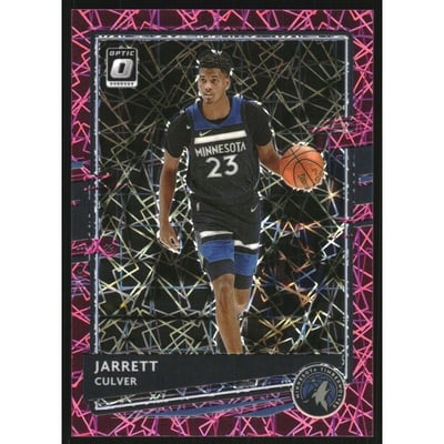 2020-21 Donruss Optic Pink Velocity #150 Jarrett Culver