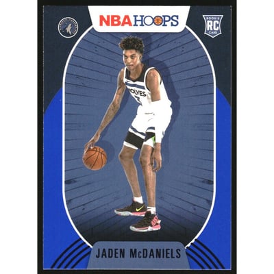 2020-21 Hoops Blue #245 Jaden McDaniels