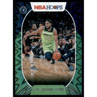 2020-21 Hoops Green Explosion #36 Karl-Anthony Towns