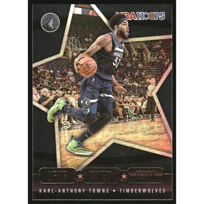 2020-21 Hoops Lights Camera Action Holo #9 Karl-Anthony Towns