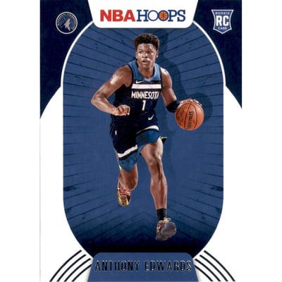 2020-21 Hoops #216 Anthony Edwards RC