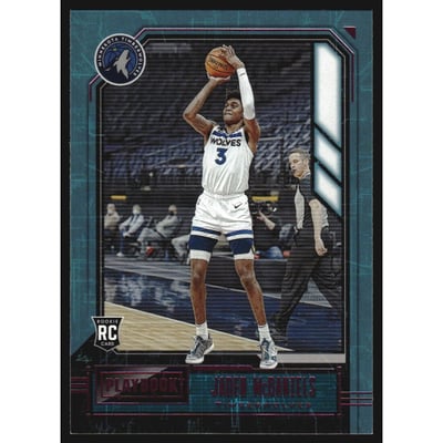 2020-21 Panini Chronicles Pink #180 Jaden McDaniels/Playbook