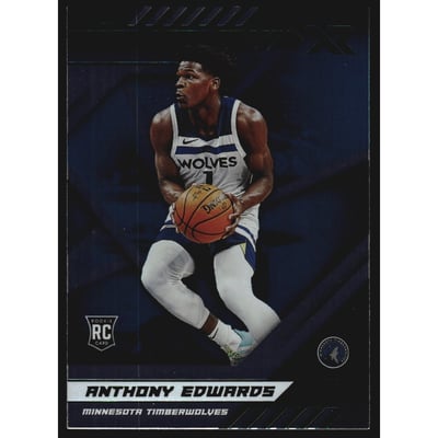 2020-21 Panini Chronicles Teal #295 Anthony Edwards/XR