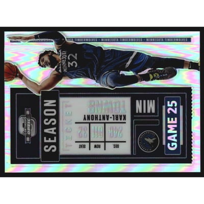 2020-21 Panini Contenders Optic Silver #67 Karl-Anthony Towns