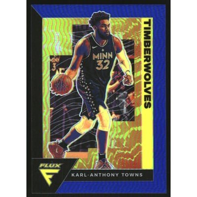 2020-21 Panini Flux Blue #103 Karl-Anthony Towns