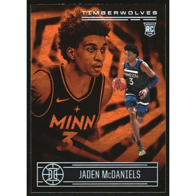 2020-21 Panini Illusions Orange #173 Jaden McDaniels