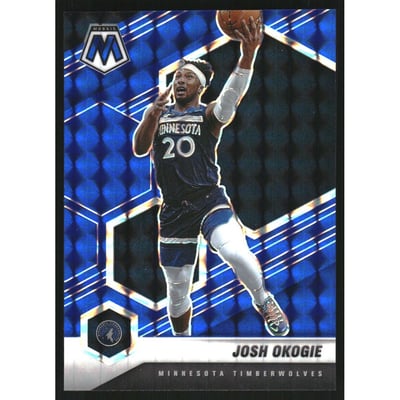 2020-21 Panini Mosaic Mosaic Blue #12 Josh Okogie