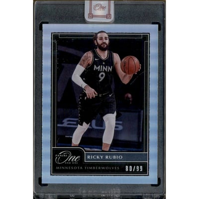 2020-21 Panini One and One #31 Ricky Rubio