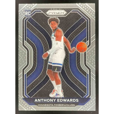 2020-21 Panini Prizm #258 Anthony Edwards RC
