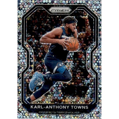 2020-21 Panini Prizm Prizms Fast Break #167 Karl-Anthony Towns