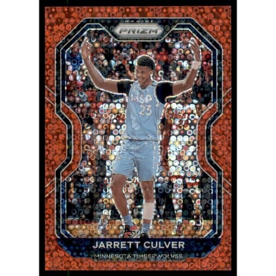 2020-21 Panini Prizm Prizms Fast Break Red #238 Jarrett Culver