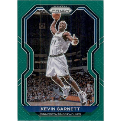 2020-21 Panini Prizm Prizms Green #187 Kevin Garnett