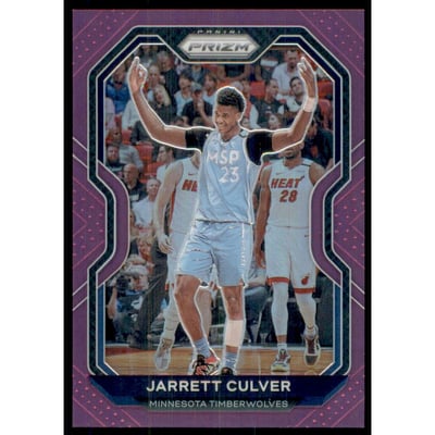 2020-21 Panini Prizm Prizms Purple #238 Jarrett Culver