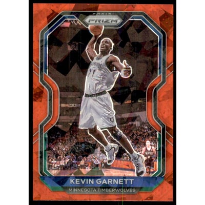 2020-21 Panini Prizm Prizms Red Ice #187 Kevin Garnett