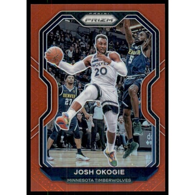 2020-21 Panini Prizm Prizms Red #155 Josh Okogie