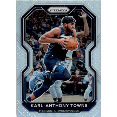 2020-21 Panini Prizm Prizms Silver #167 Karl-Anthony Towns